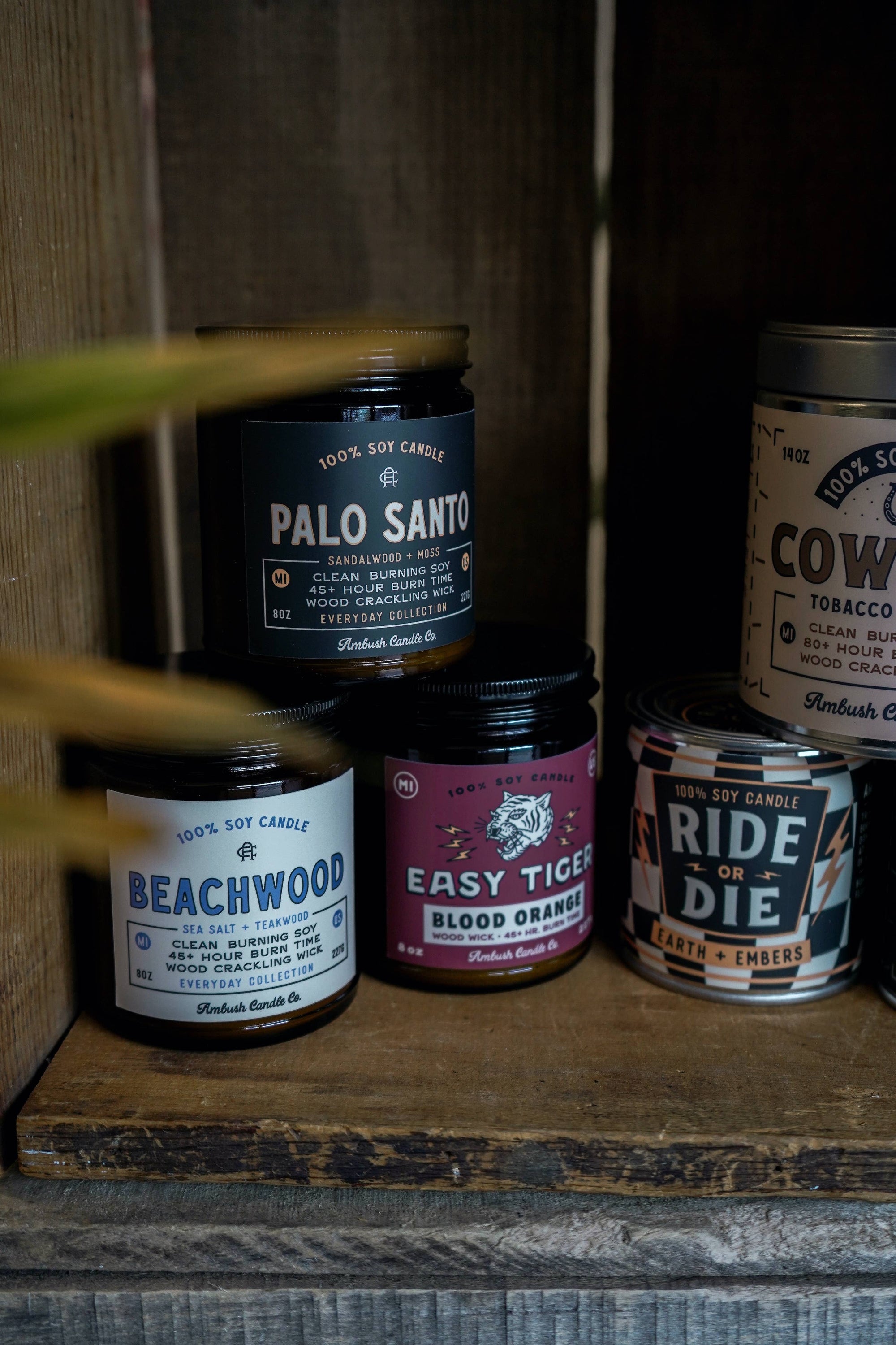 Ambush Candle Co. - Ride Or Die | Earth & Embers 8oz Soy Candle