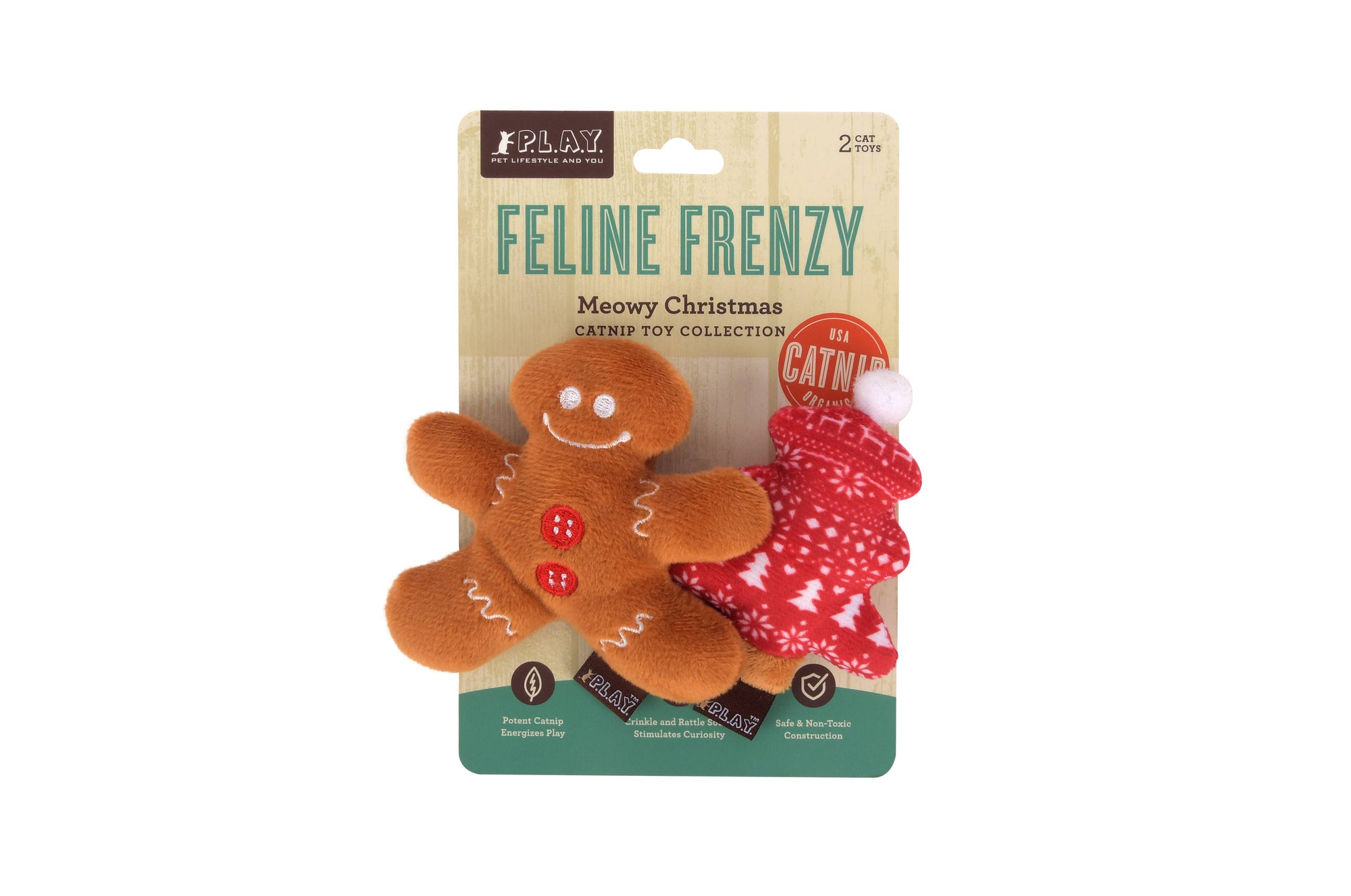 P.L.A.Y. Pet Lifestyle and You - Feline Frenzy - Meowy Christmas