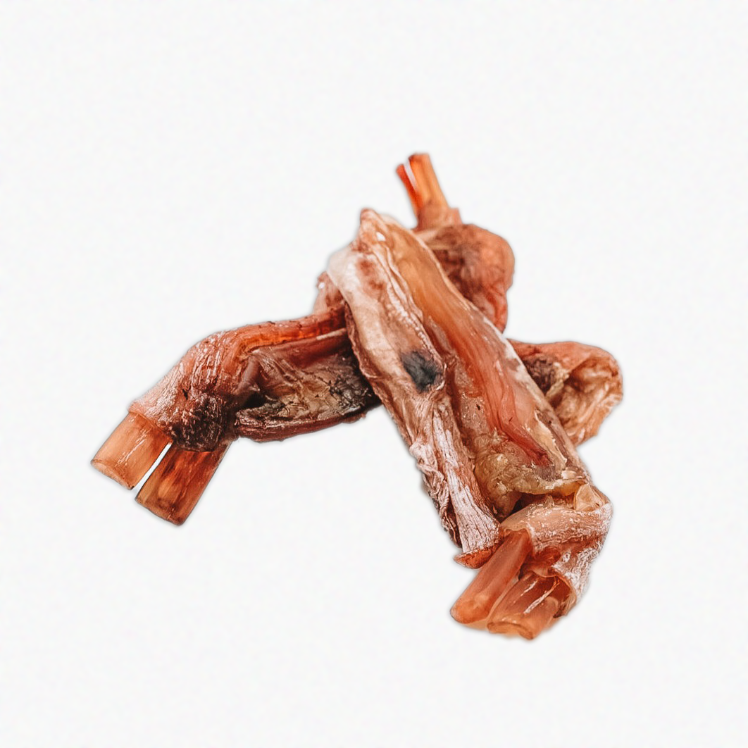 Wild n Fresh Treats - Dehydrated Bison Tendons: 5-6oz (around 3 tendons)