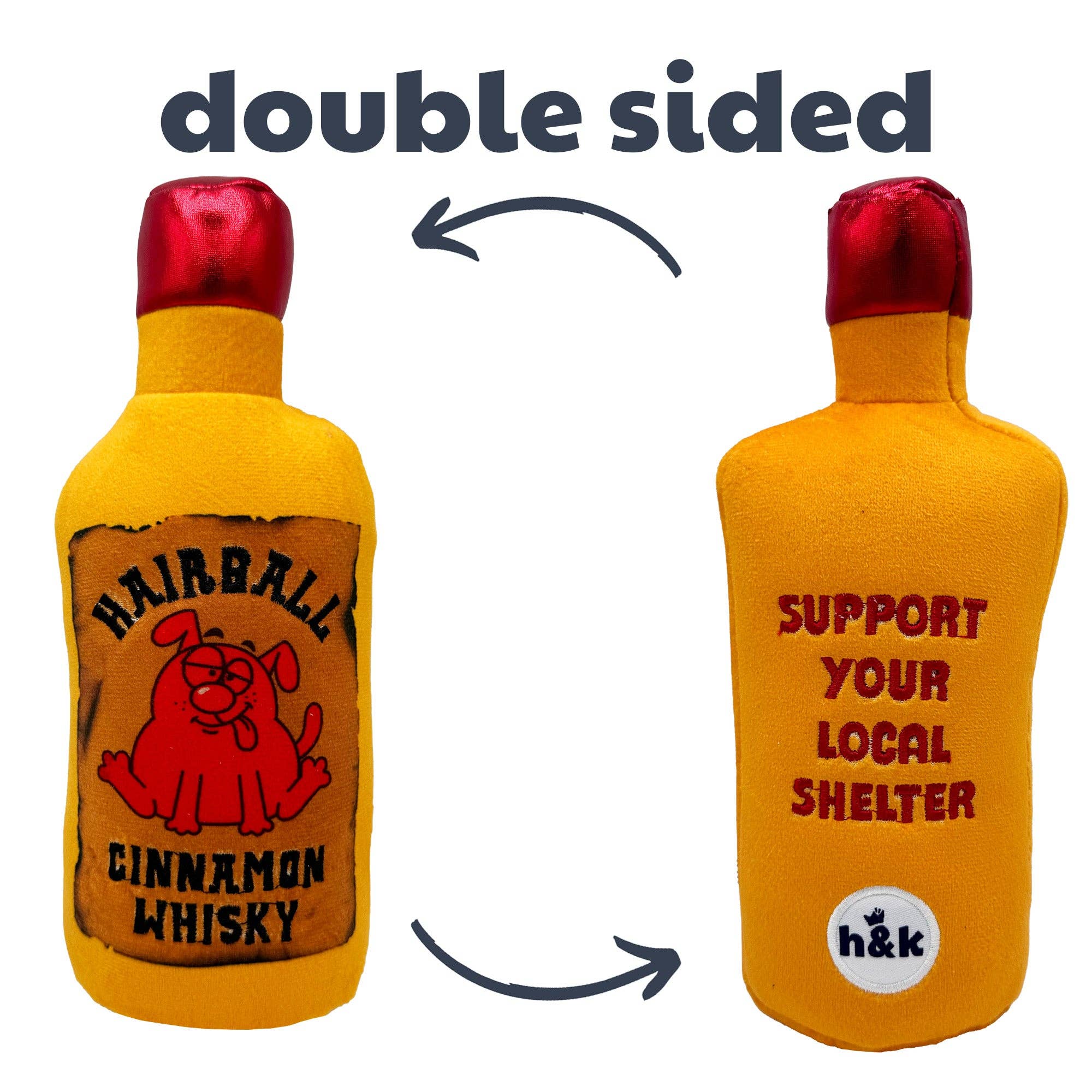 Huxley & Kent - Hairball Cinnamon Whisky Dog Toy: Small