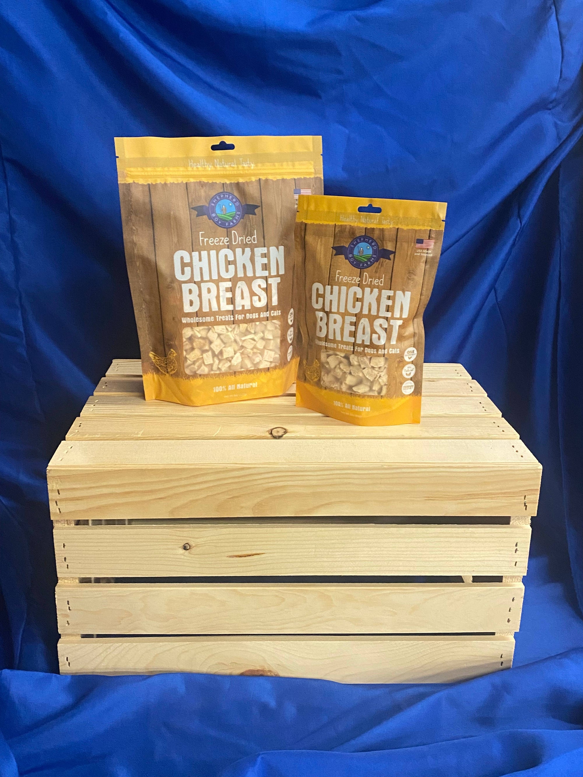 Shepherd Boy Farms - Freeze Dried Chicken Breast Treats: 8oz