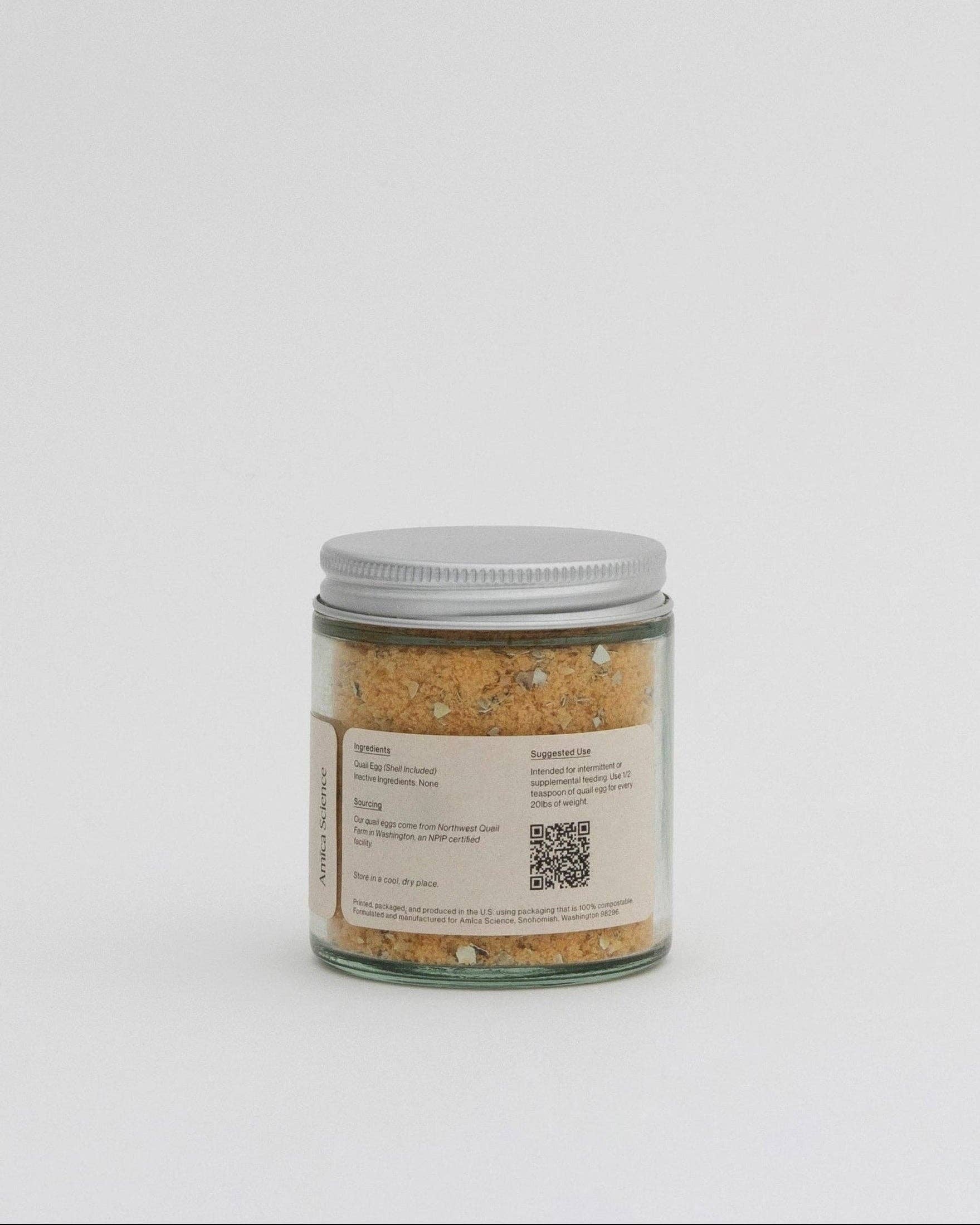 Amica Science - Quail Egg: Reusable Glass Jar (70g)