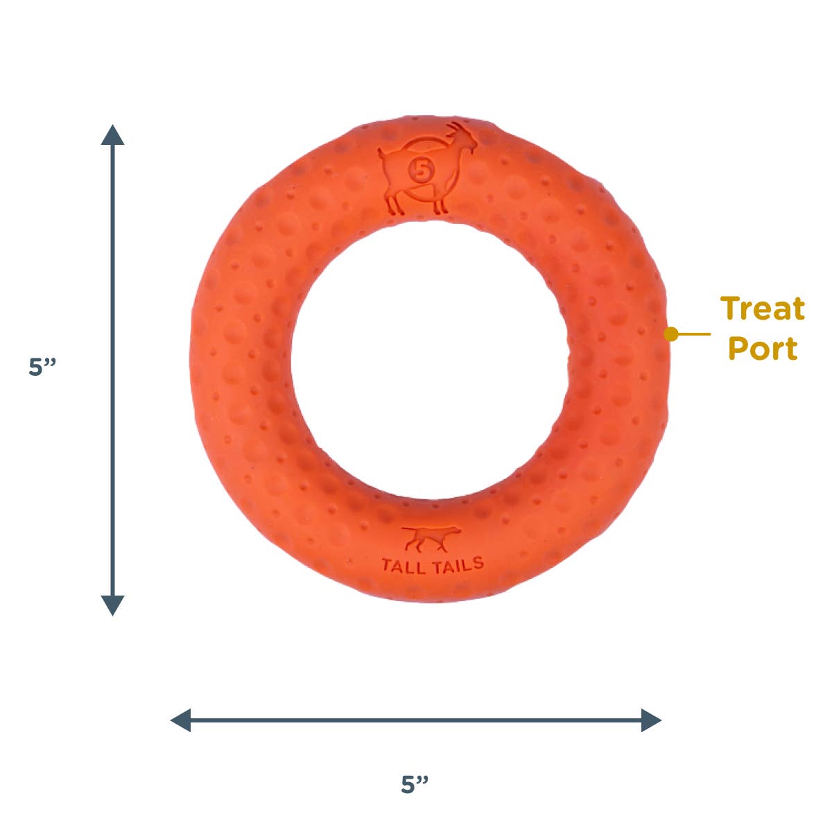 Tall Tails - GOAT Sport Ring Dog Toy - Medium