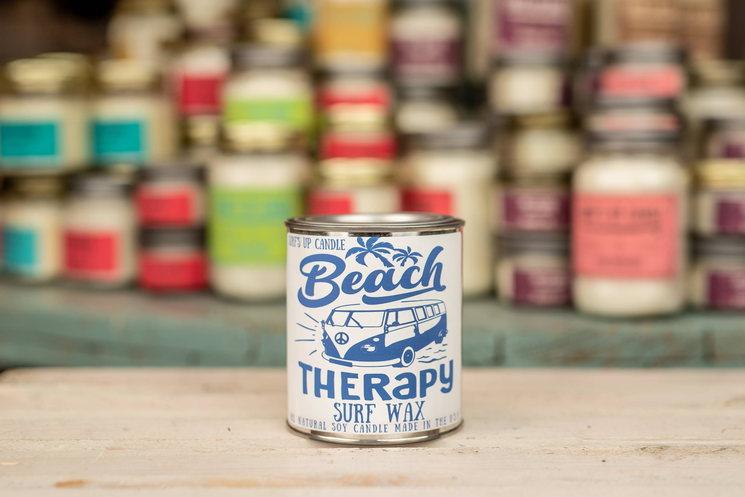 Surfs Up Candle - Beach Therapy Surf Wax Paint Can Candle