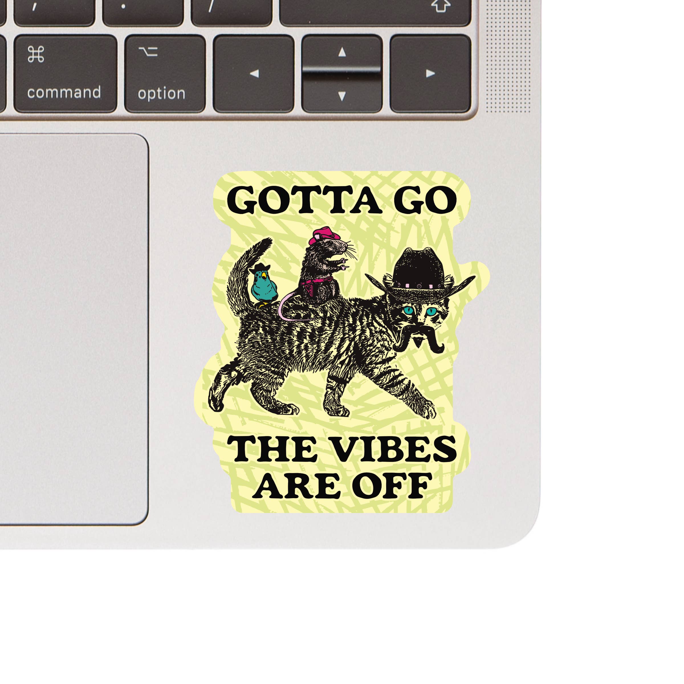 Juju and Moxie - Vintage Cute Funny Animal Vibes High Quality Vinyl Sticker