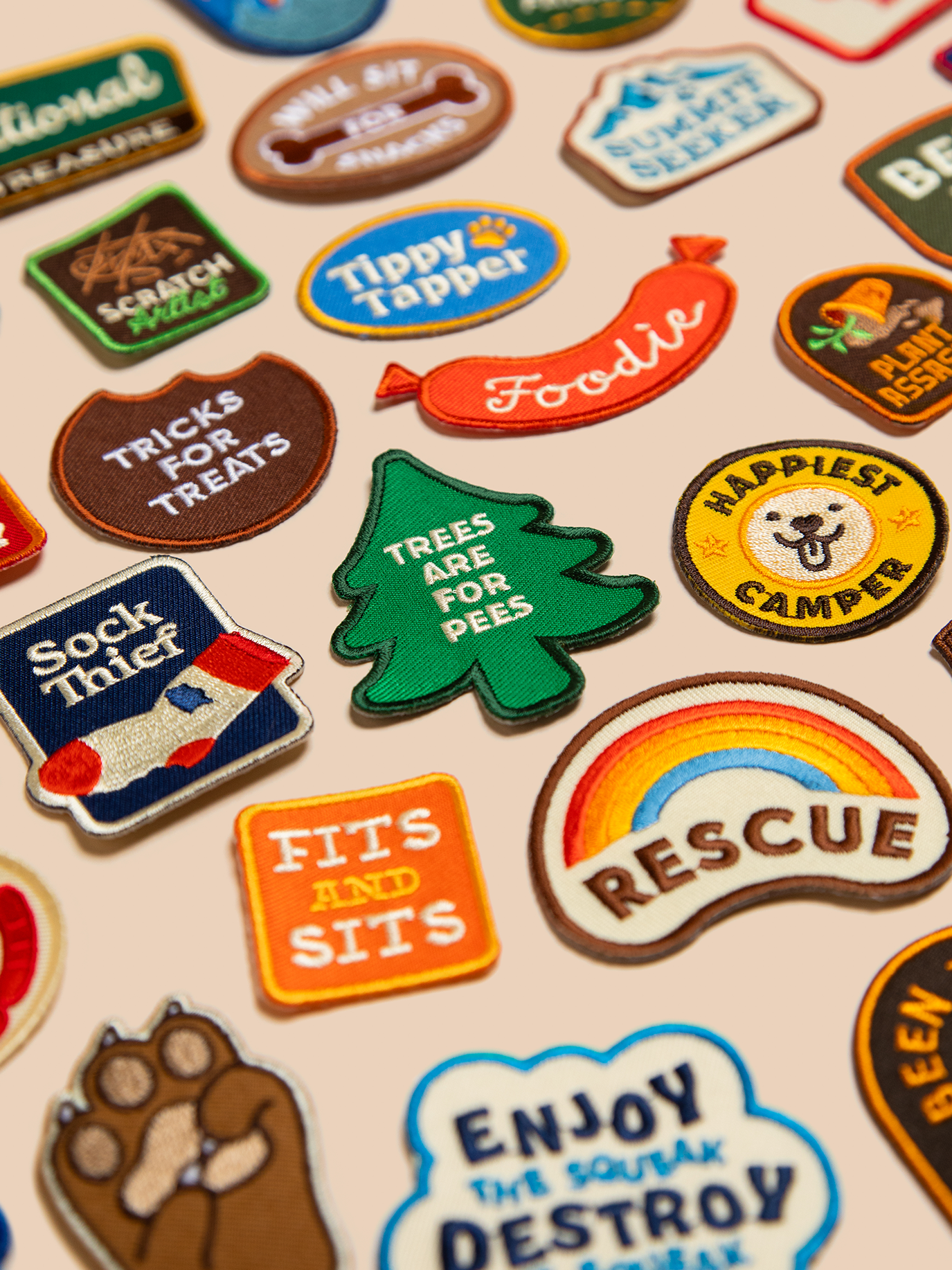 Scout's Honour Pty Ltd - Rescue iron-on patch for dogs and cats
