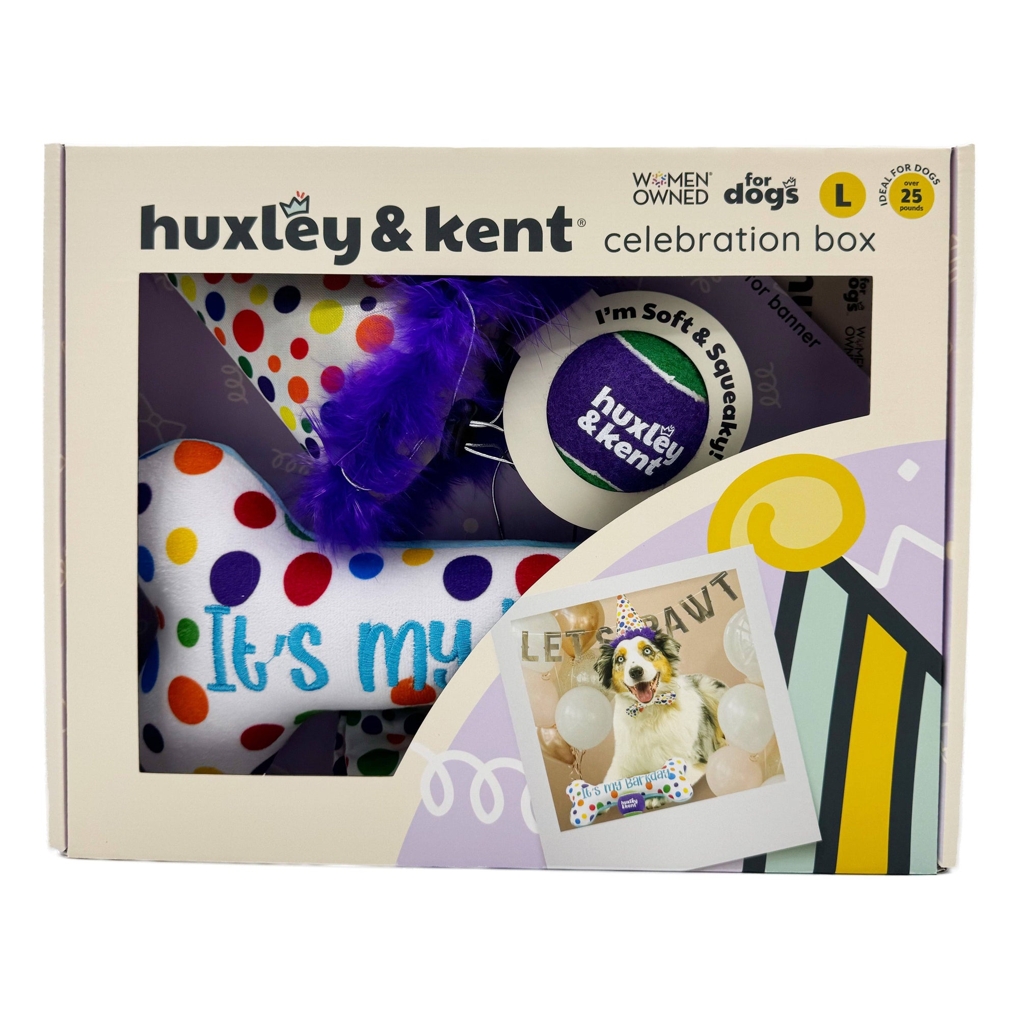 Huxley & Kent - Happy Barkday Celebration Box (Large)