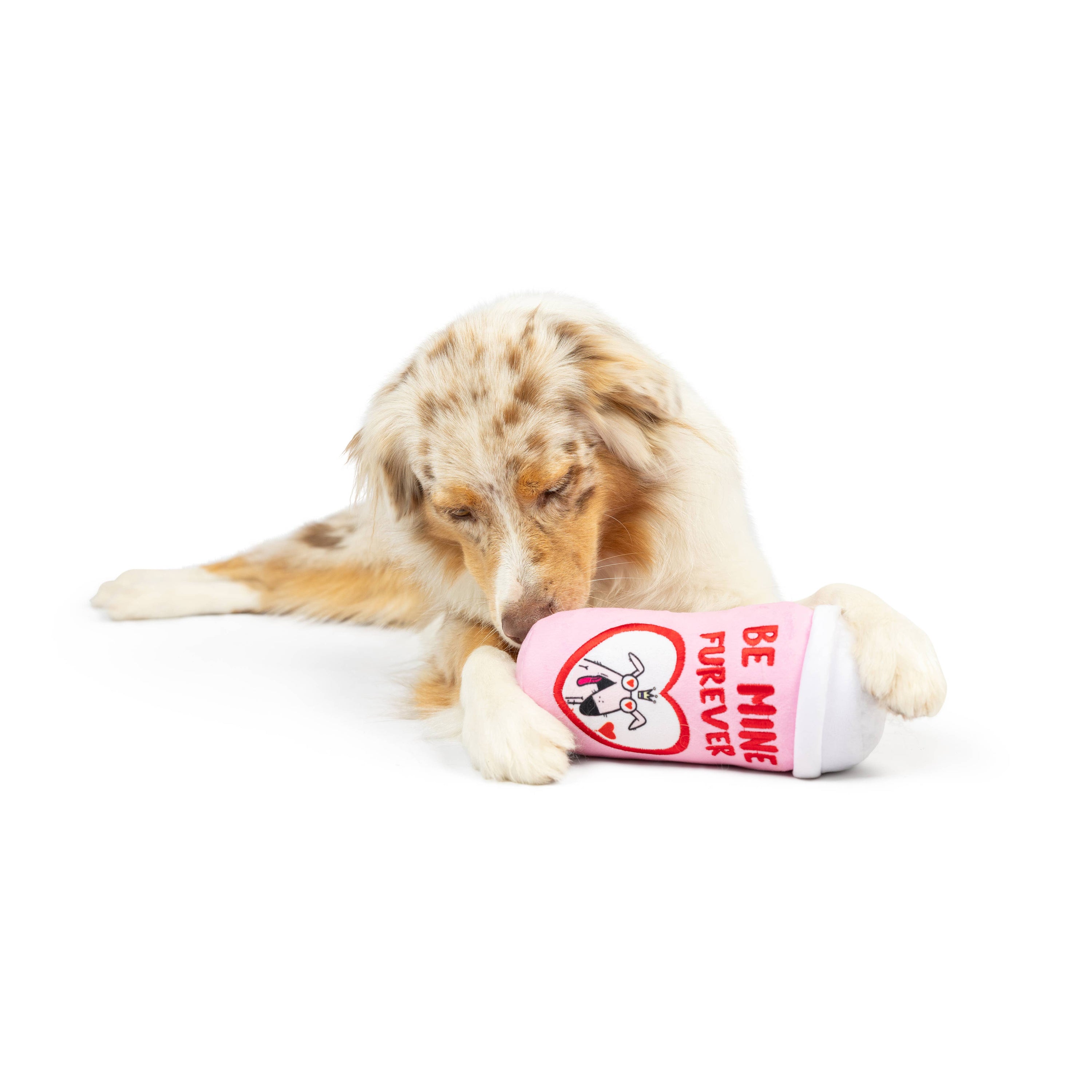 Huxley & Kent - Be Mine Furever Latte Dog Toy (Double Sided): Large
