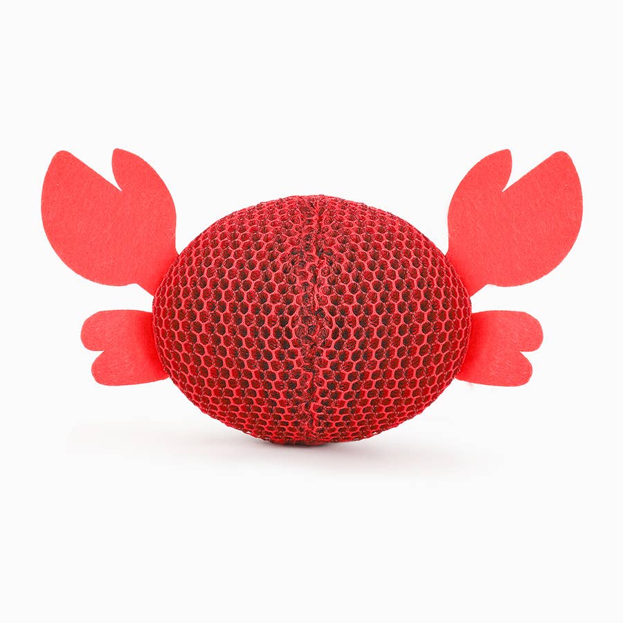Hugsmart Products Inc - Ocean Pals Crab Dog Ball Toy