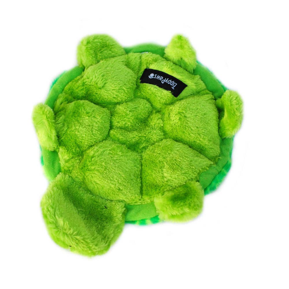 ZippyPaws - Squeakie Crawlers - SlowPoke the Turtle - Dog Toy