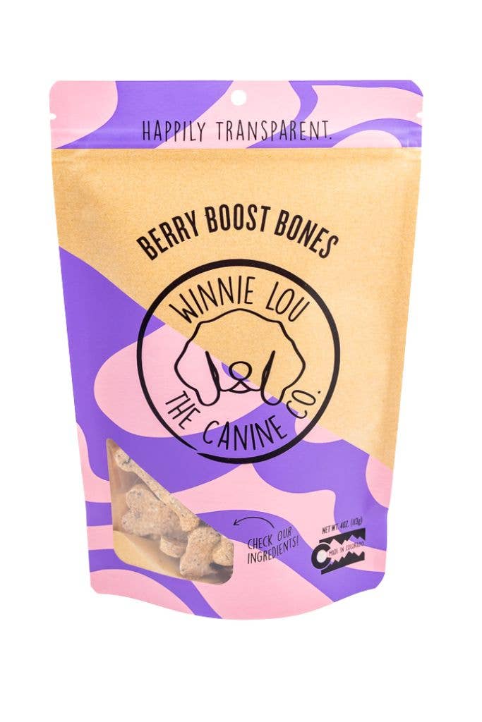 Winnie Lou- Berry Boost Bones (4oz)