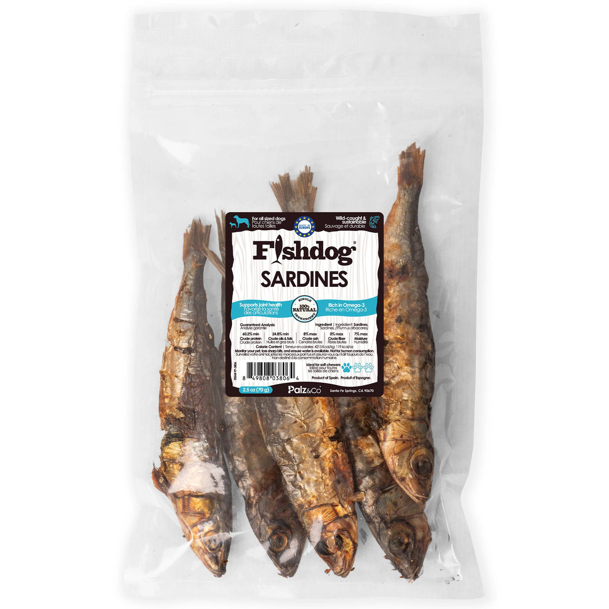Palz&Co | Fishdog Sardines (2.5oz)