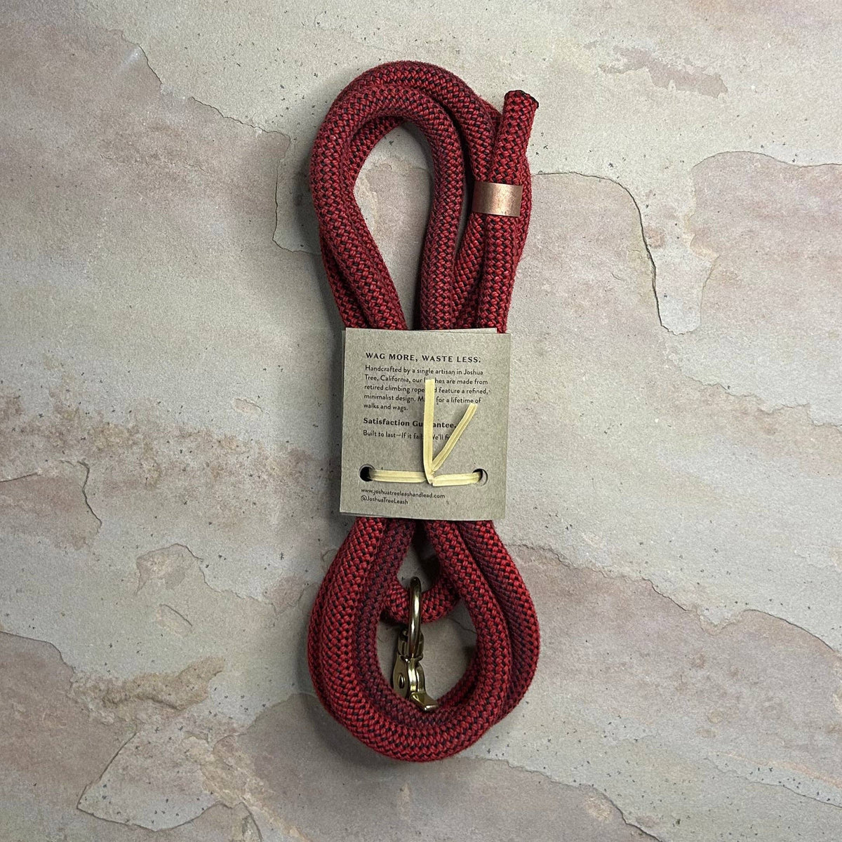 Joshua Tree Leash & Lead - Panama Red
