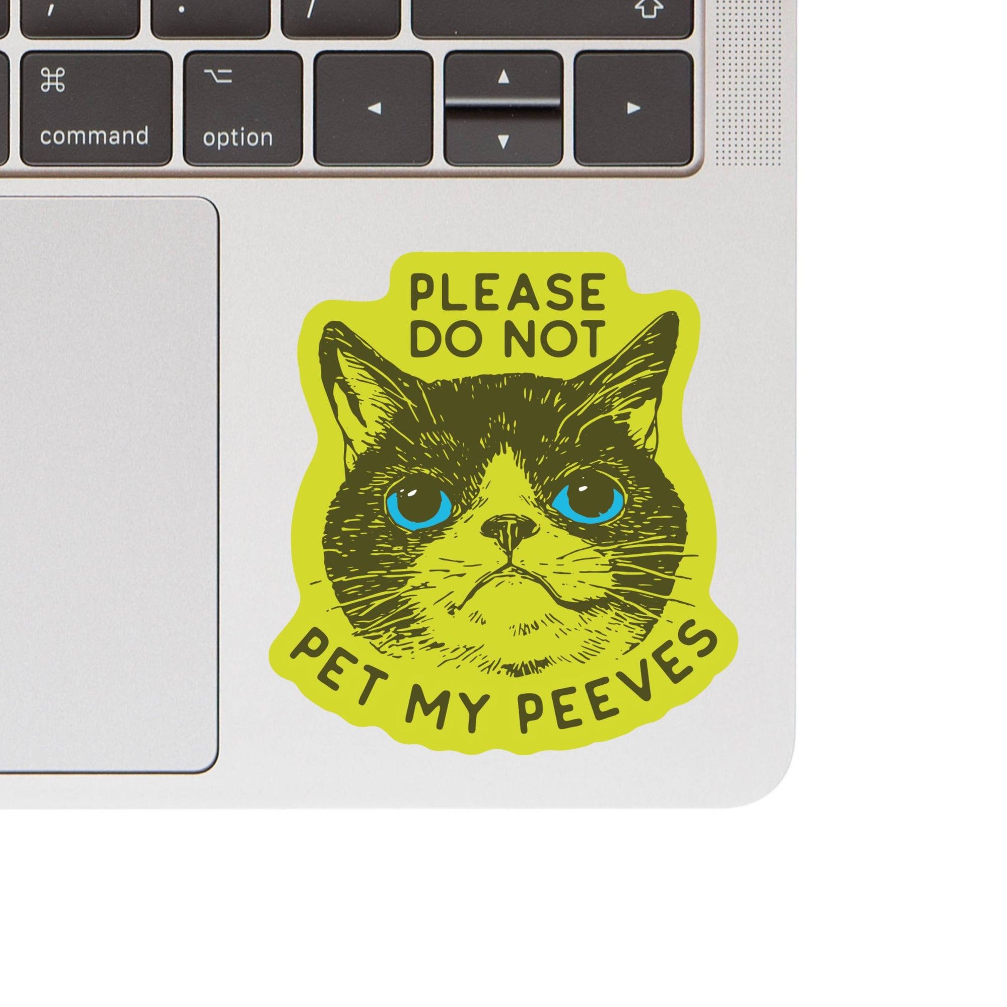 Juju and Moxie - Funny Kitty Cat Goofy Humor High Quality Vinyl Sticker