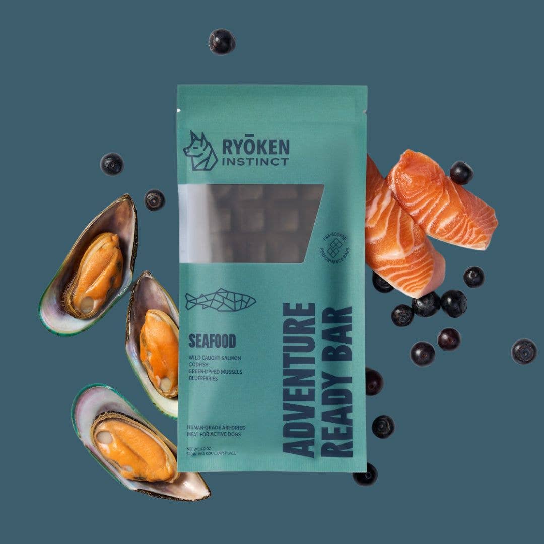 RYŌKEN INSTINCT - Seafood Treat & Snack Bar for Active Dogs -Energy & Recovery