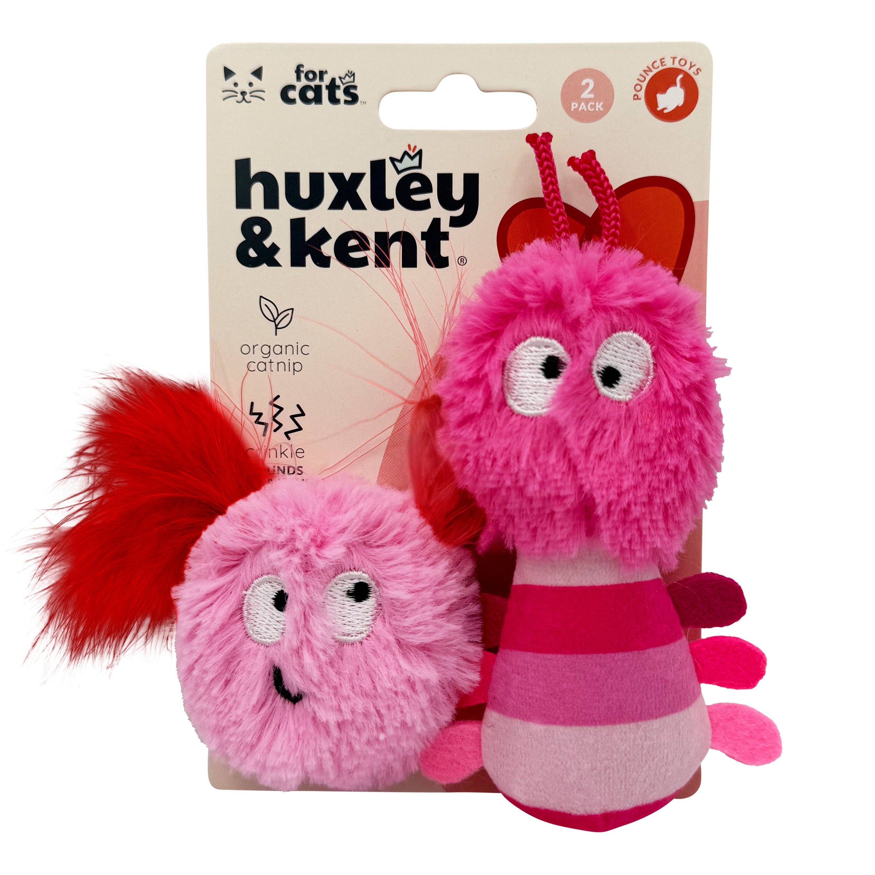 Huxley & Kent - Love Bugs 2pk Cat Toy: One Size