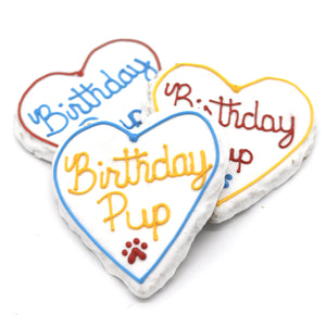 Furry Belly Bake Shop - Birthday Heart Crunchy Oat Cookie: Pink