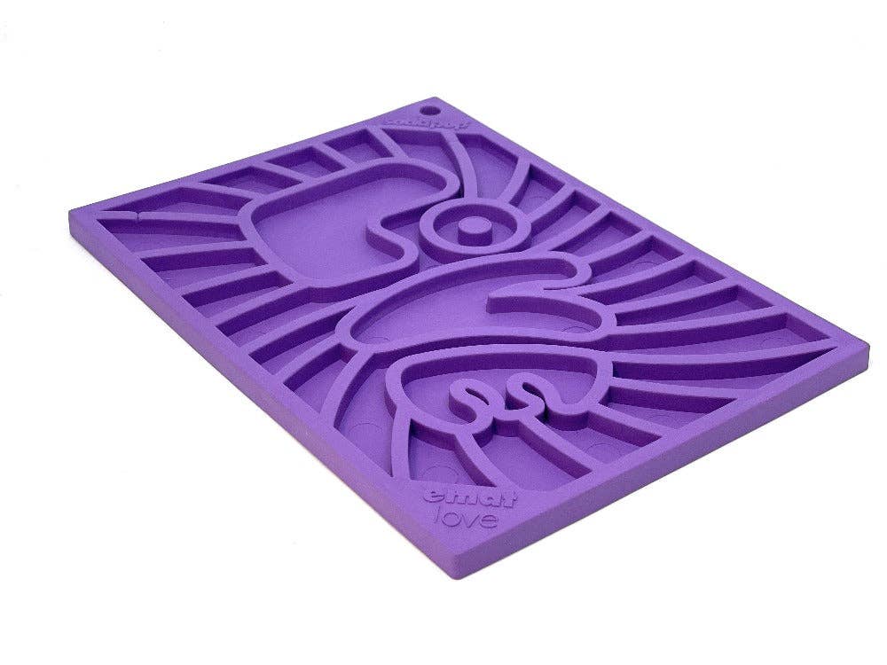 
                  
                    SodaPup - Groovy Love Design eMat Enrichment Lick Mat - small: Groovy Love emat - purple
                  
                