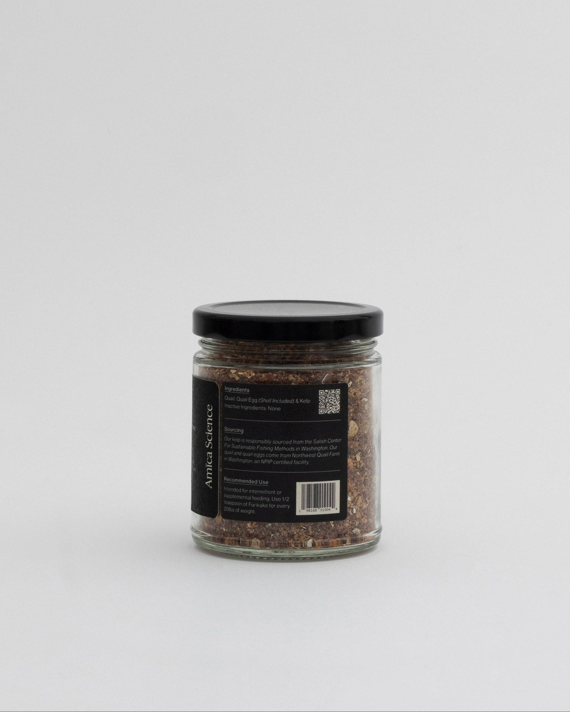 Amica Science - Quail Furikake: Reusable Glass Jar (90g)