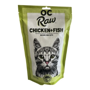 OC Raw- Grain Free Frozen Mini Patties for Cats Chicken & Fish (2lbs)