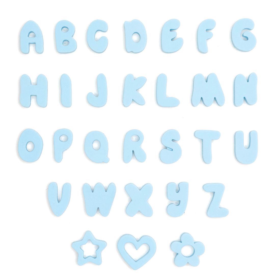 Springland Pets - Silicone Dog Charms, Personalize Pet Collar (63 Pack Assort): Sky Blue