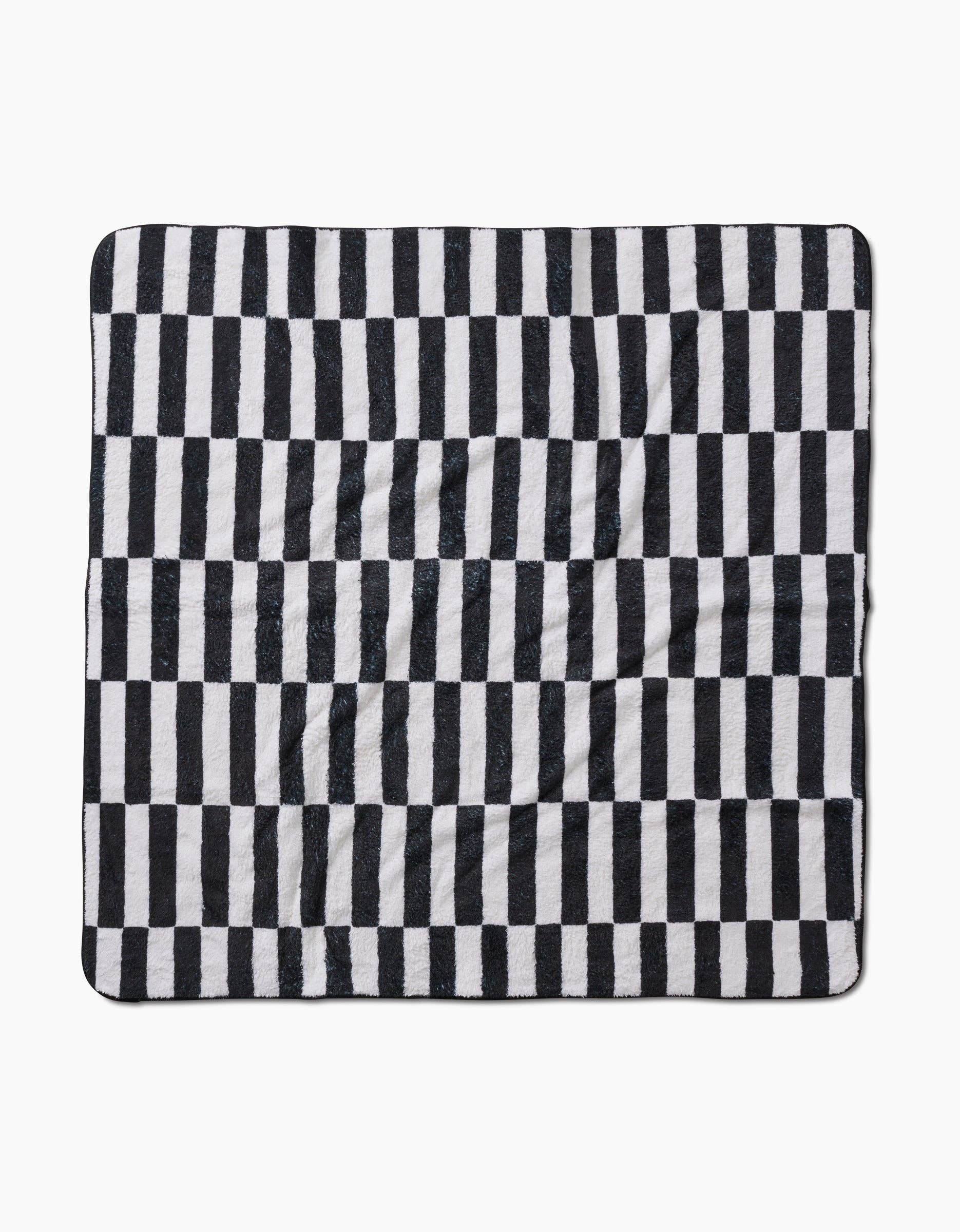 Geometry - Long Check Plush Towel