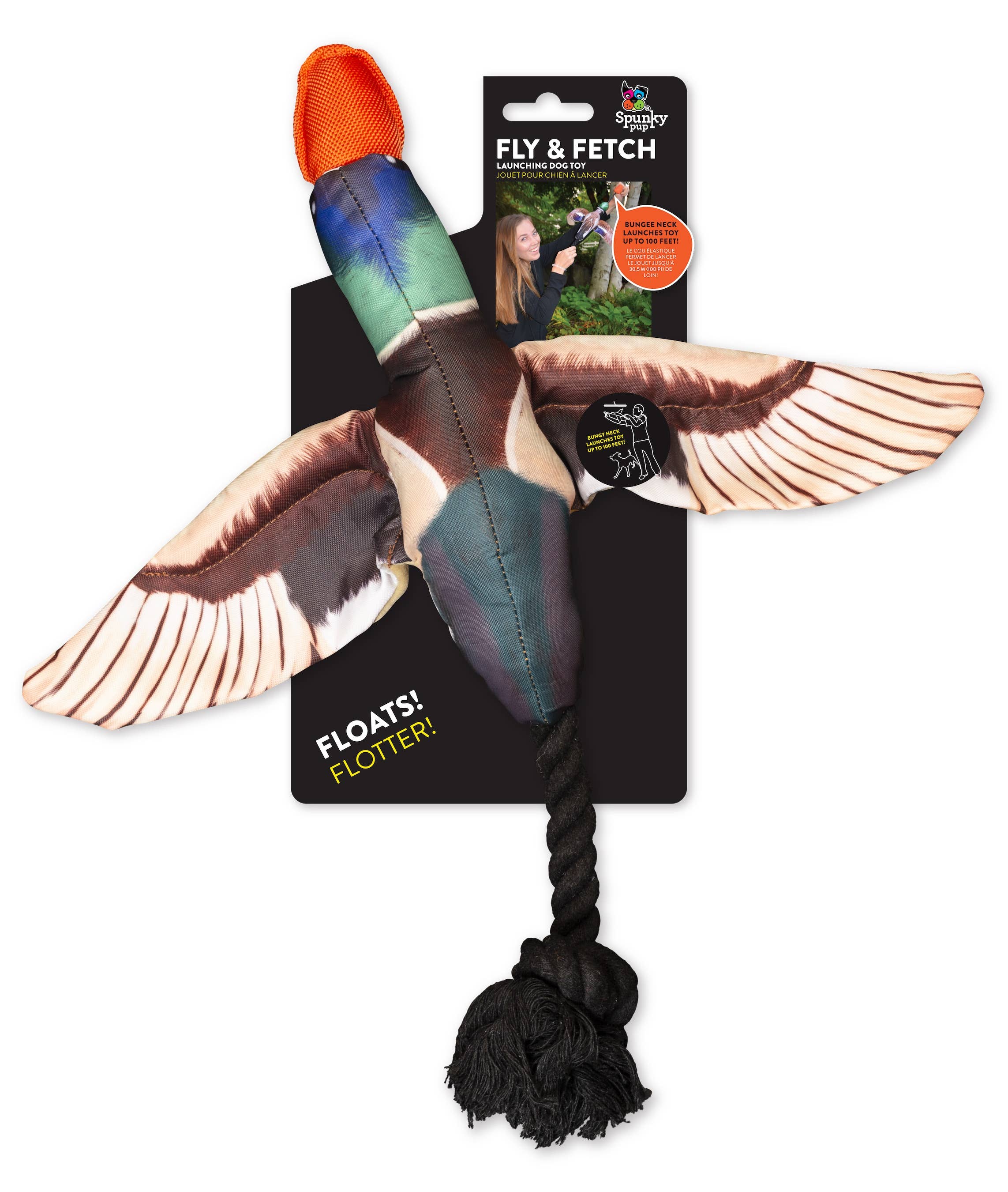 Spunky Pup - Fly & Fetch Launching Toys: Duck
