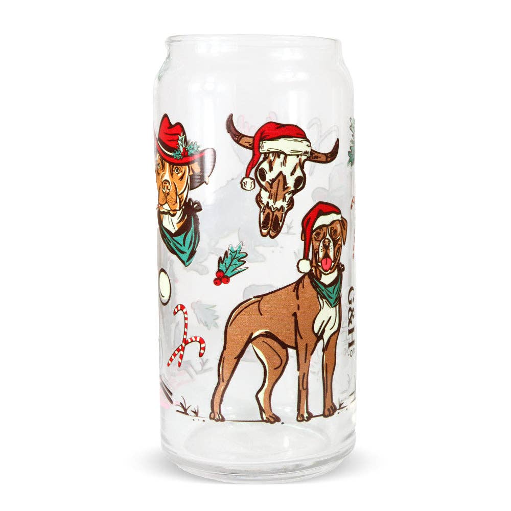Grounds & Hounds Coffee Co. - Holiday Hey Buddy Cold Brew Glass