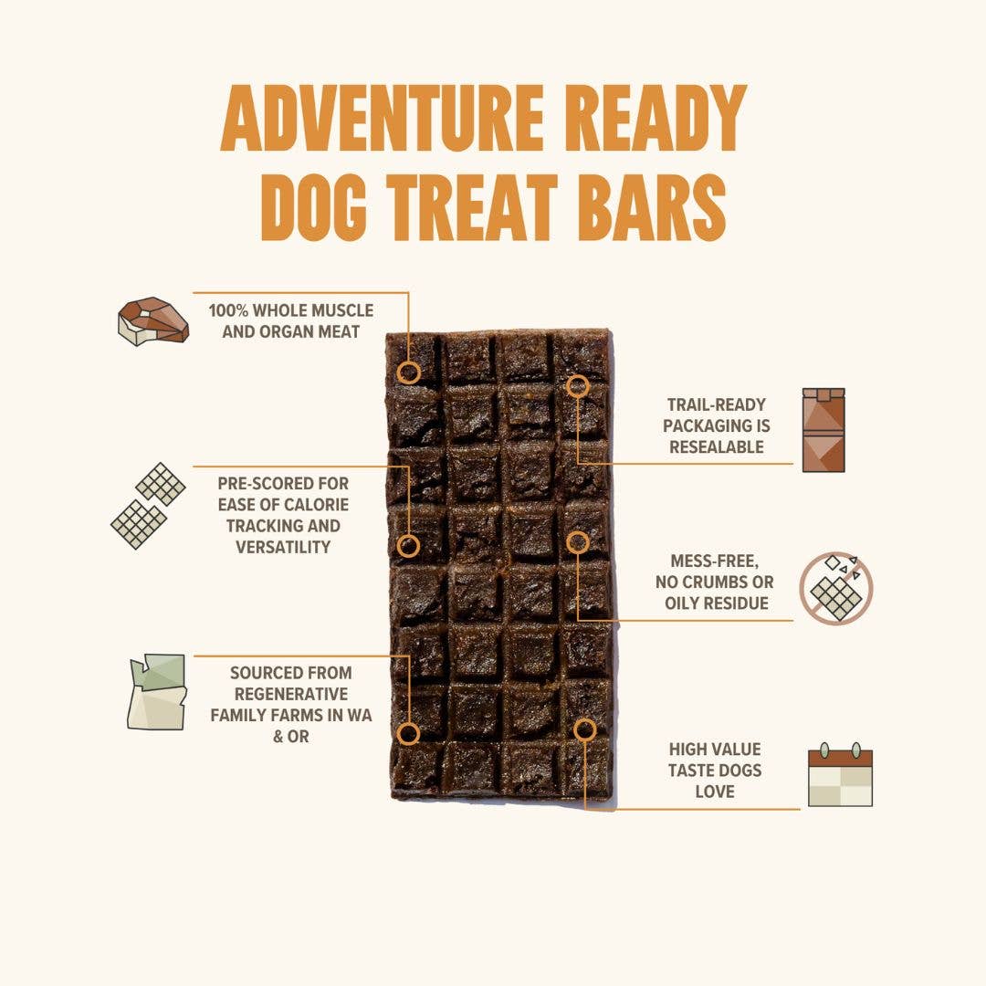 RYŌKEN INSTINCT - Pork Treat & Snack Bar for Active Dogs - Energy & Recovery