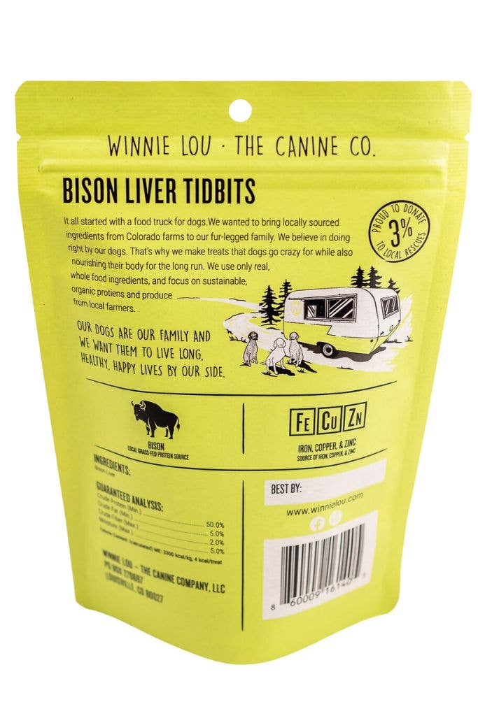 Winnie Lou - Bison Liver Tidbits