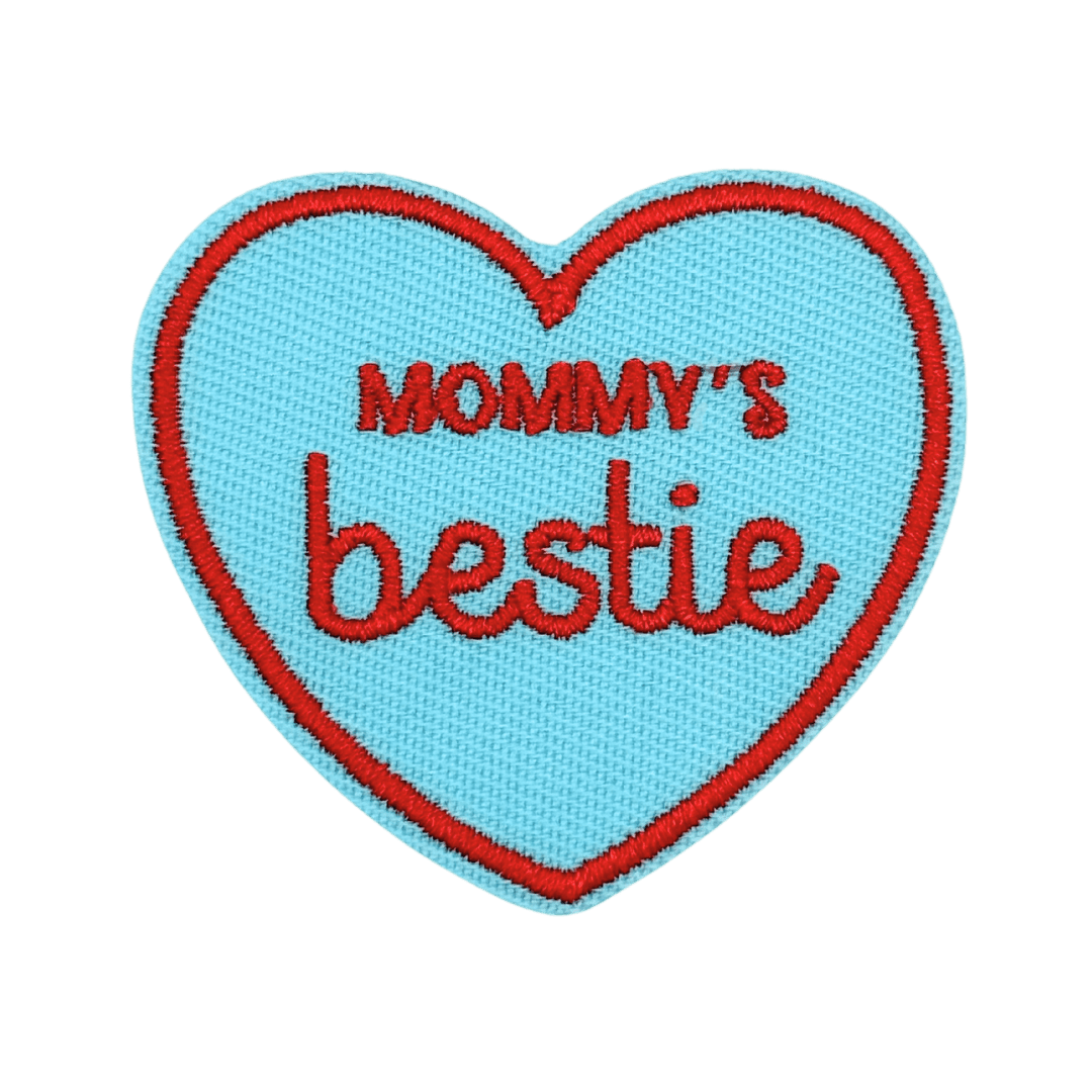 Besties Pets - Mommy’s Bestie  | Iron-On Patches For Dogs and Cats: Yes