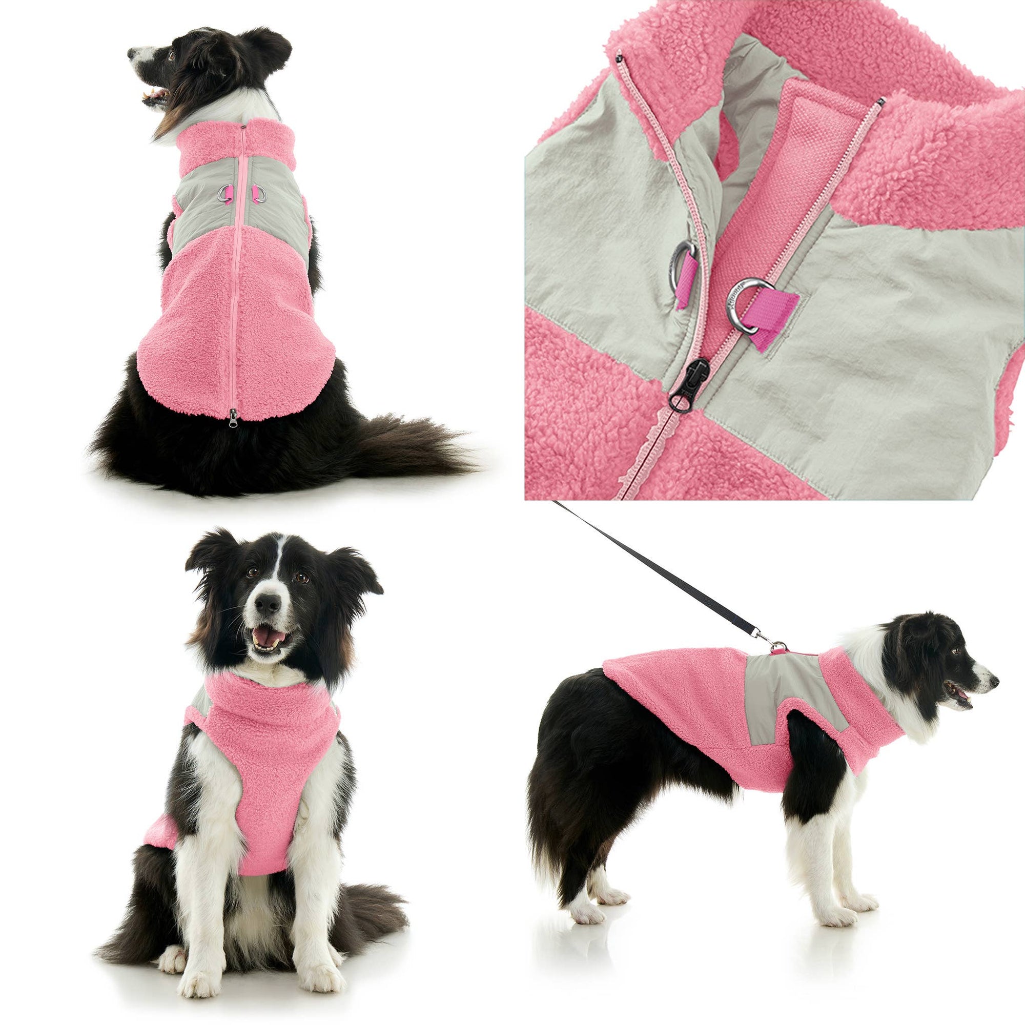 Gooby - #72233 Zip Up Sherpa Vest: Purple / Medium