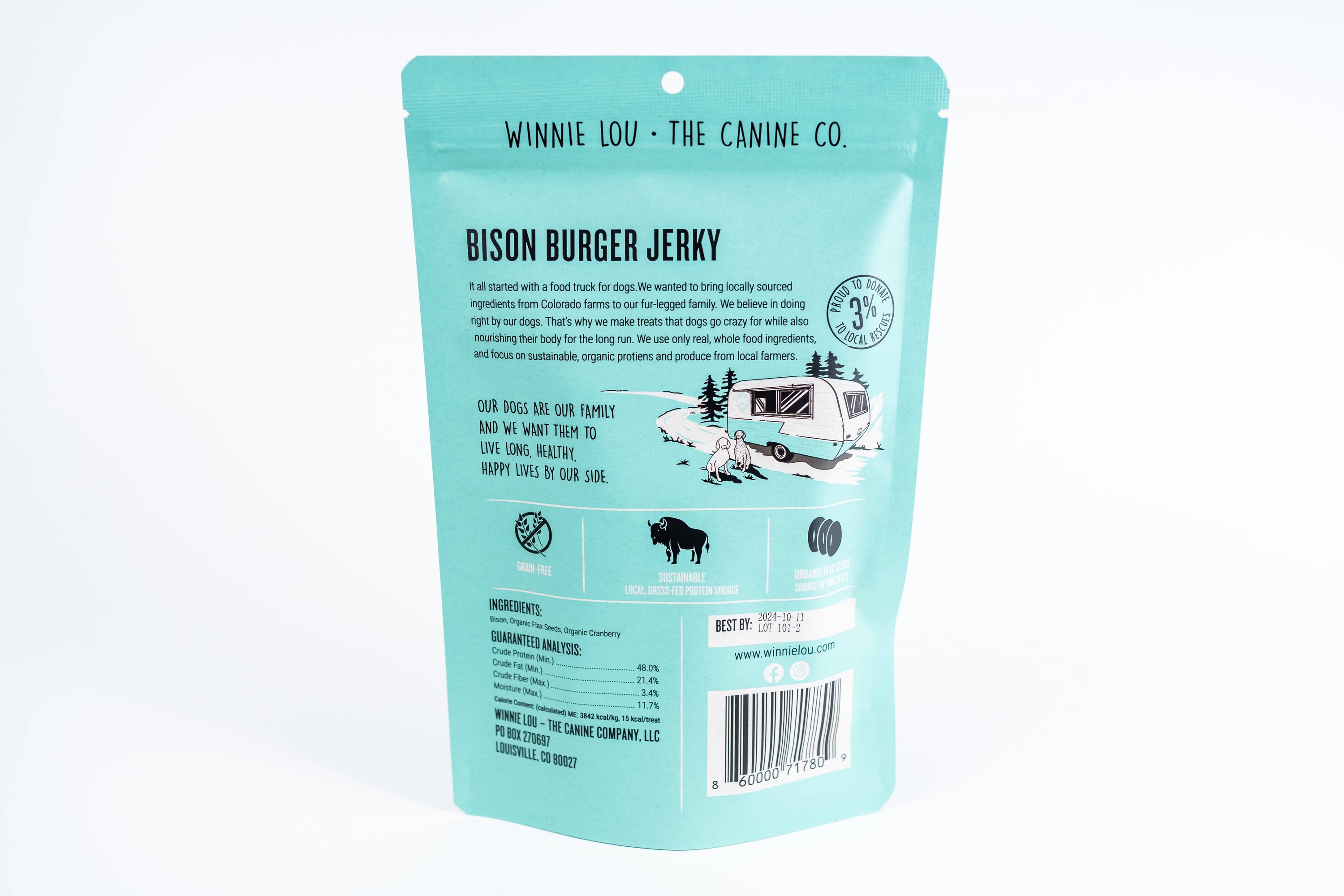 Winnie Lou- Bison Burger Jerky (2.5oz)