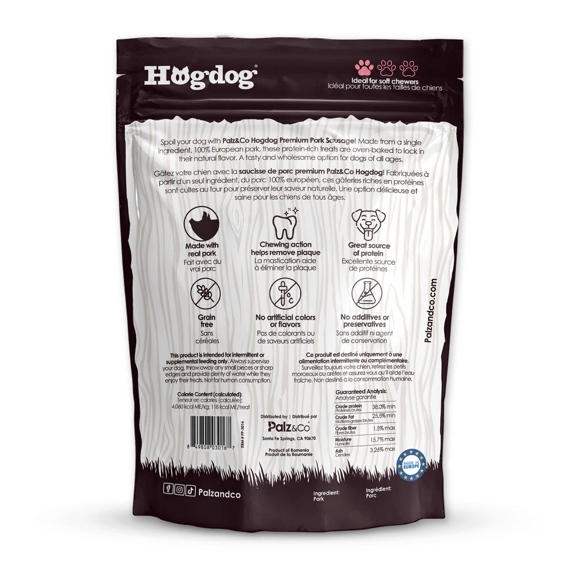 Palz&Co | HogDog Pork Sausage (20 Pack)