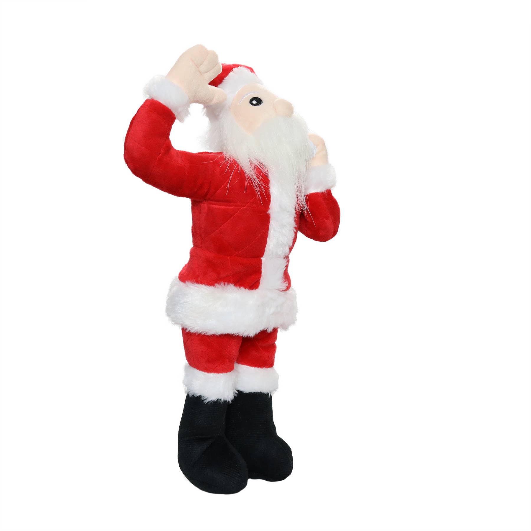 Tuffy Dog Toys - VIP Products - Mighty Arctic Santa - Christmas, Plush, Squeaky Dog Toy