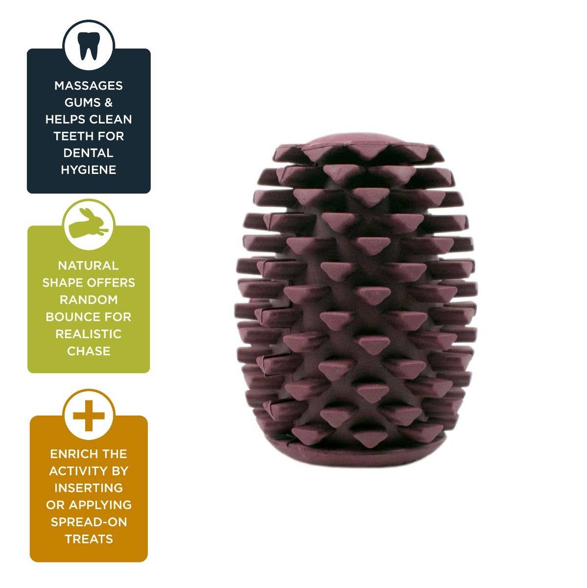 Tall Tails - Tall Tails Natural Rubber Pinecone Toy