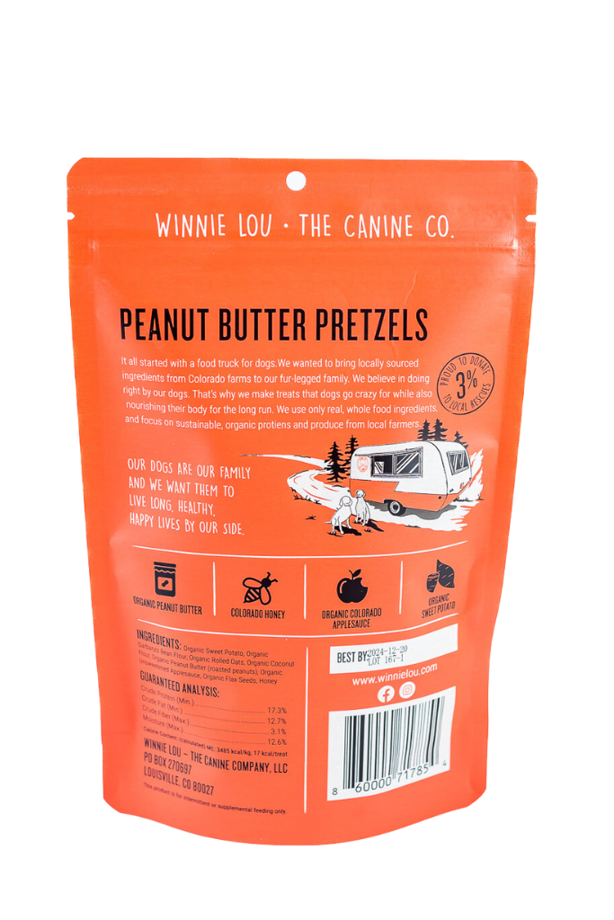 Winnie Lou- Peanut Butter Pretzels (4oz)