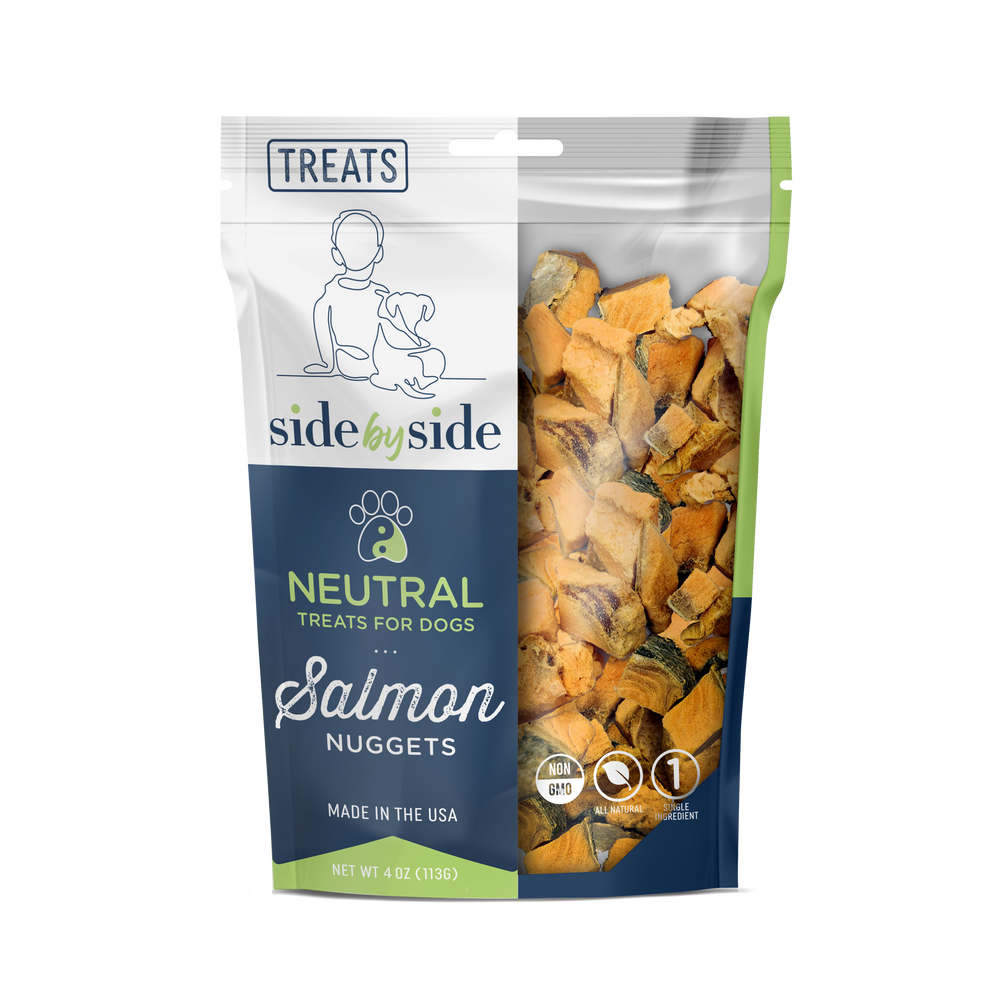 
                  
                    Side By Side - Freeze Dried Treats - Neutral Wild Caught Salmon Nuggets
                  
                