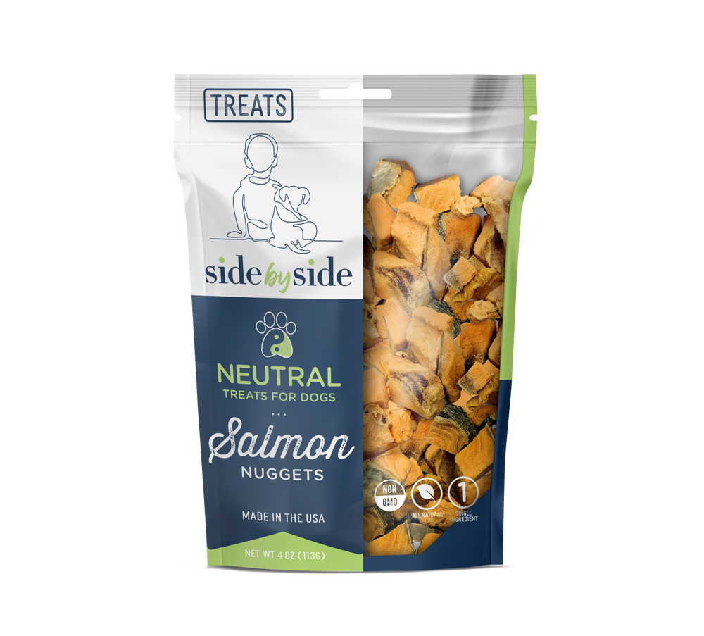 Side By Side - Freeze Dried Treats - Neutral Wild Caught Salmon Nuggets