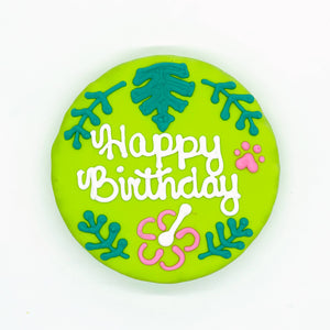 Furry Belly Bake Shop - Tropical Print Birthday Chewy Oat Cake