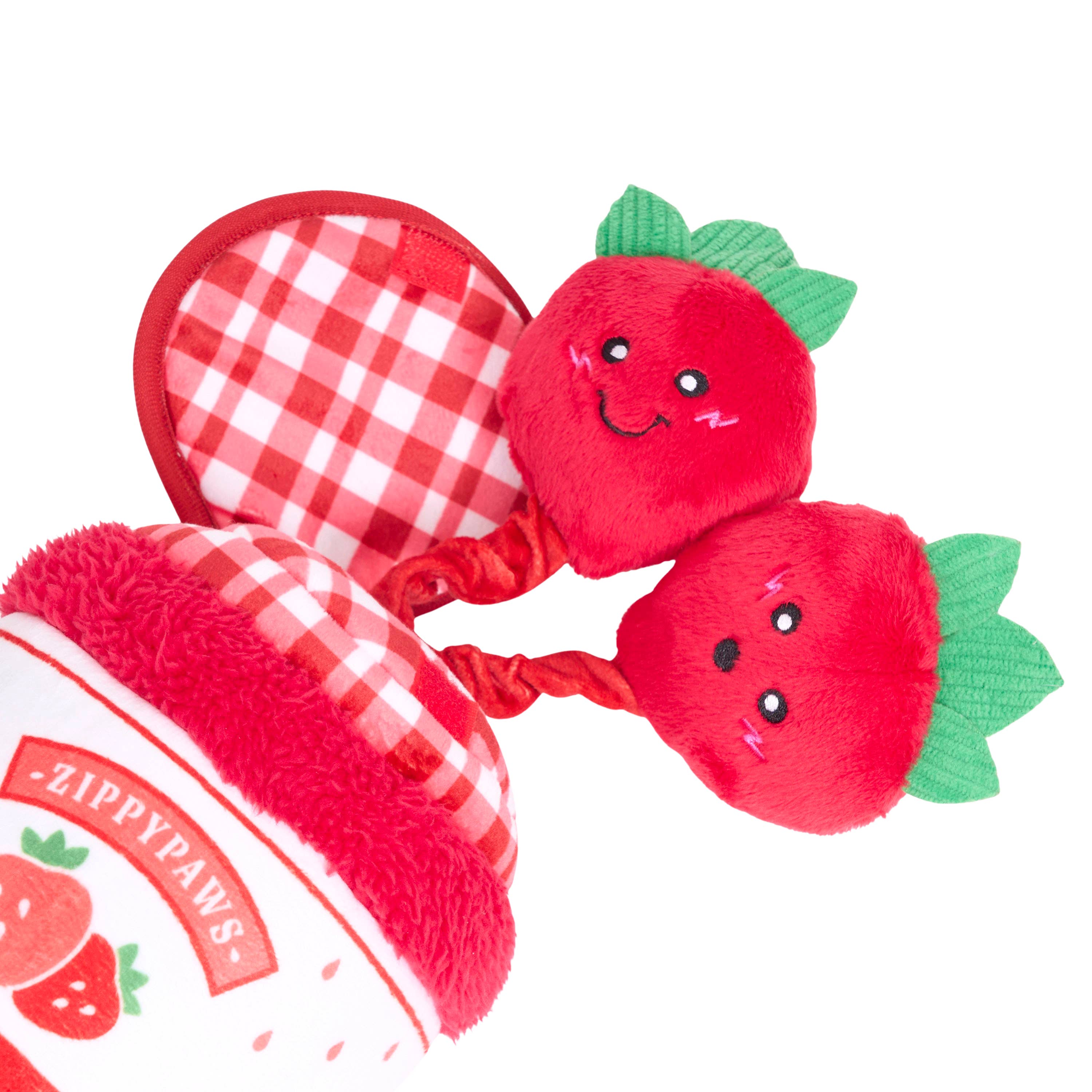 ZippyPaws - Bungee Burrow - Strawberry Jam Jar