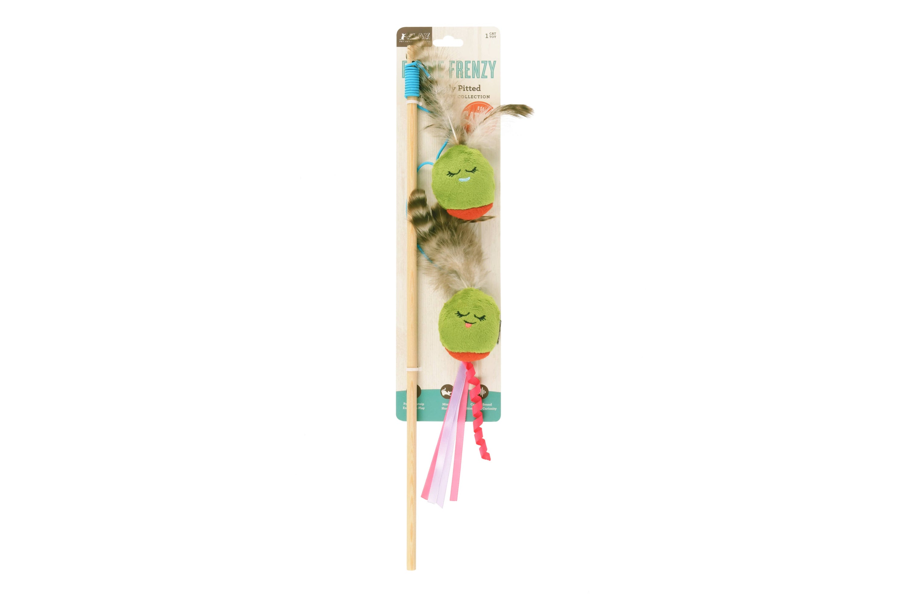 P.L.A.Y. Pet Lifestyle and You - Feline Frenzy Wand Toy - Purrfectly Pitted