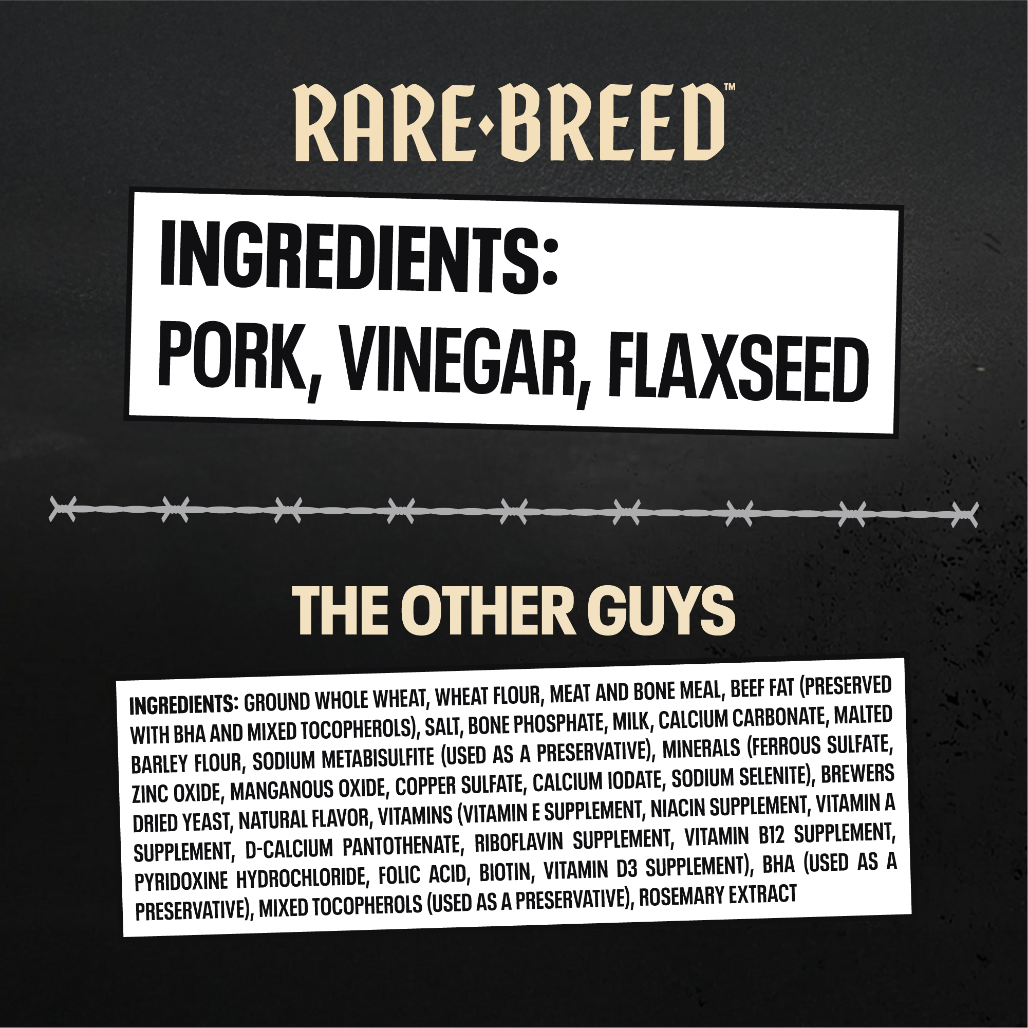 Rare Breed - 1oz Pork Tender Meat Cuts - Sold as a 12ct Case