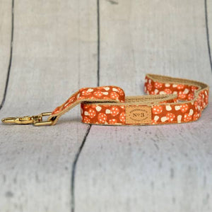 Finnegan’s Standard Goods - 1 inch Creamsicle Mushroom Collar: L (63 - 100 lbs)