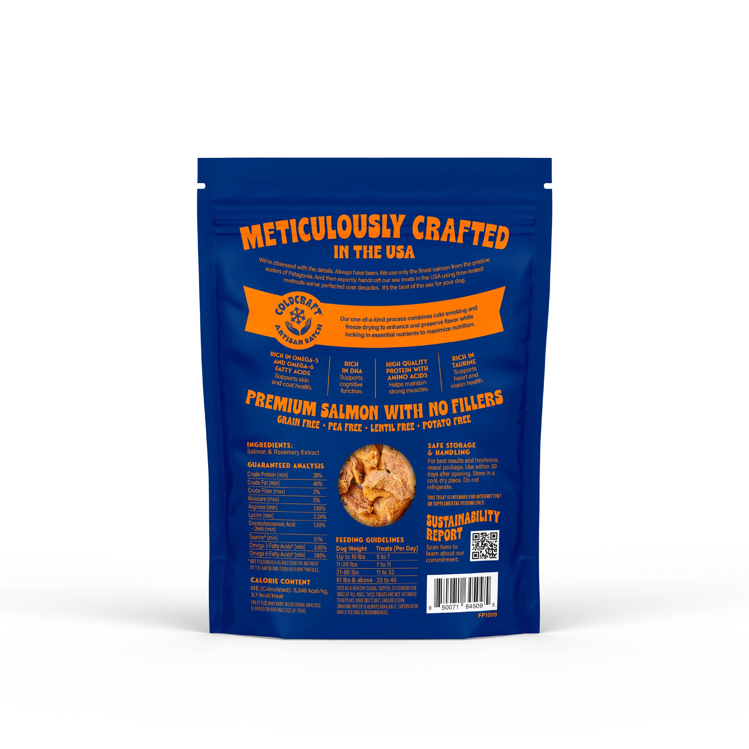 Finfare Pet Foods - Freeze-Dried Salmon Nuggets for Dogs, 2oz