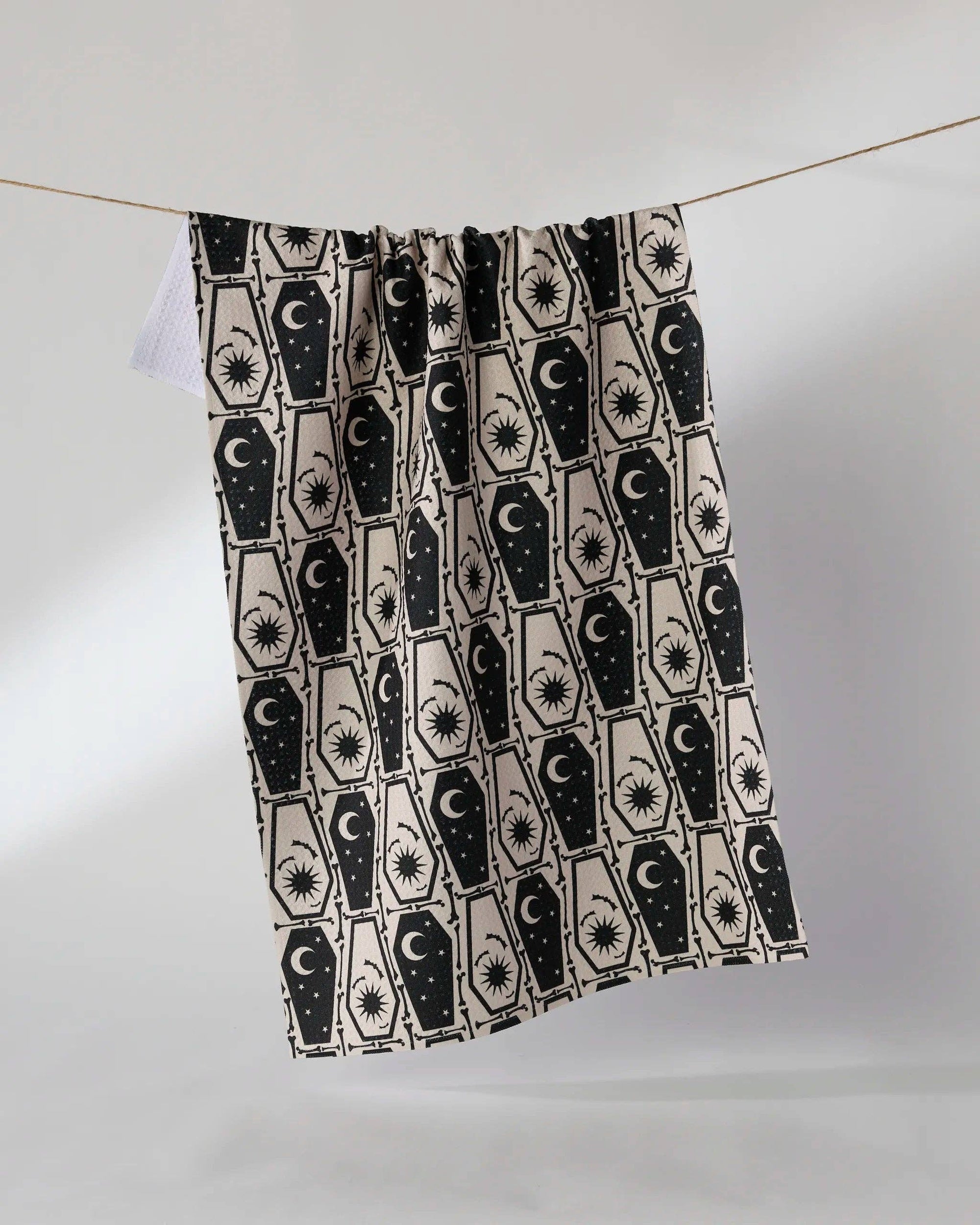 Geometry - Gothic Slumber Tea Towel - Halloween 2026