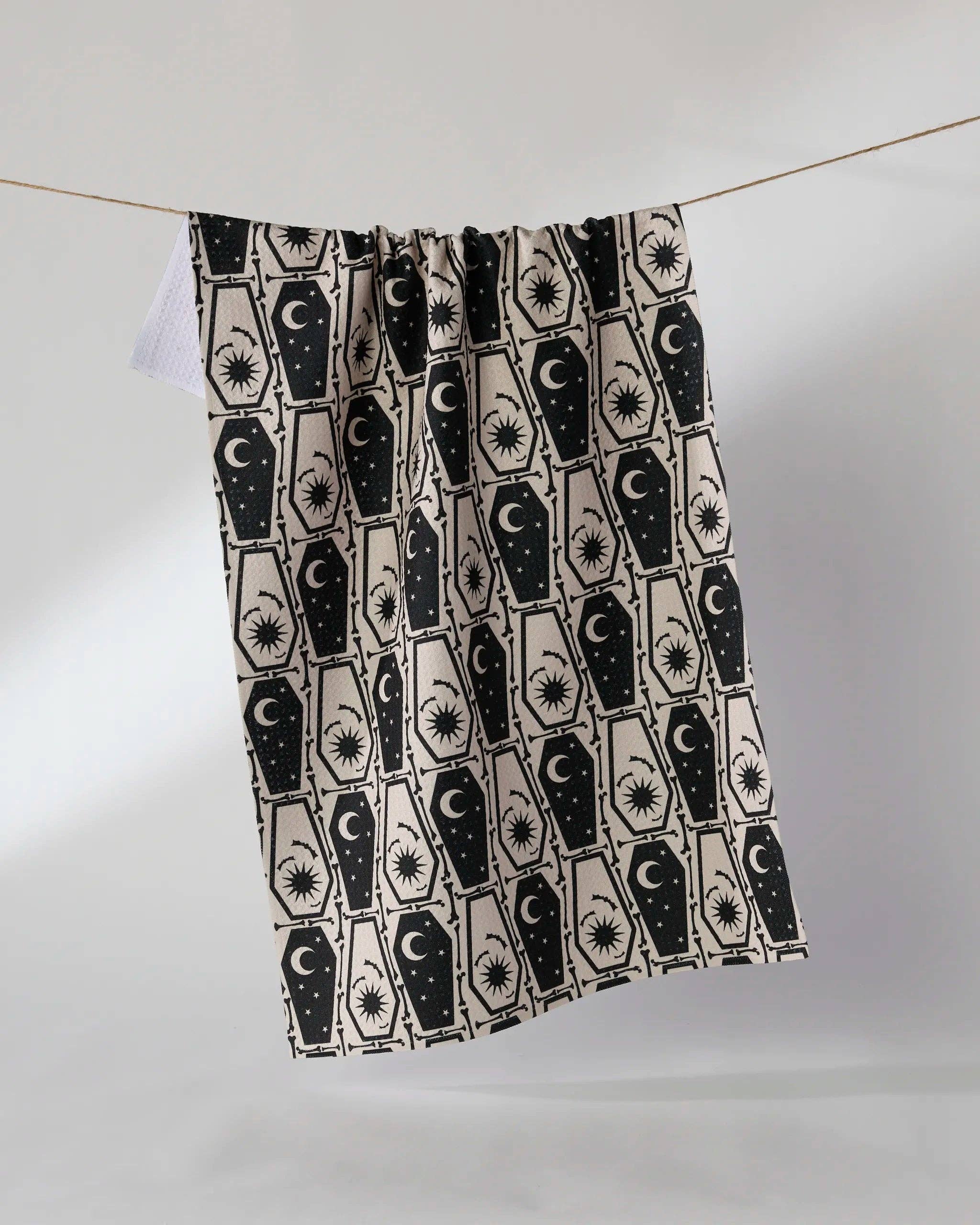 Geometry - Gothic Slumber Tea Towel - Halloween 2026