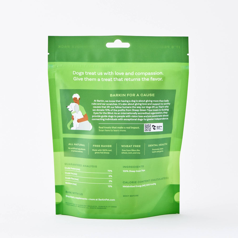 
                  
                    Barkin | Sheep Green Tripe Single Ingredient Dog Treat
                  
                