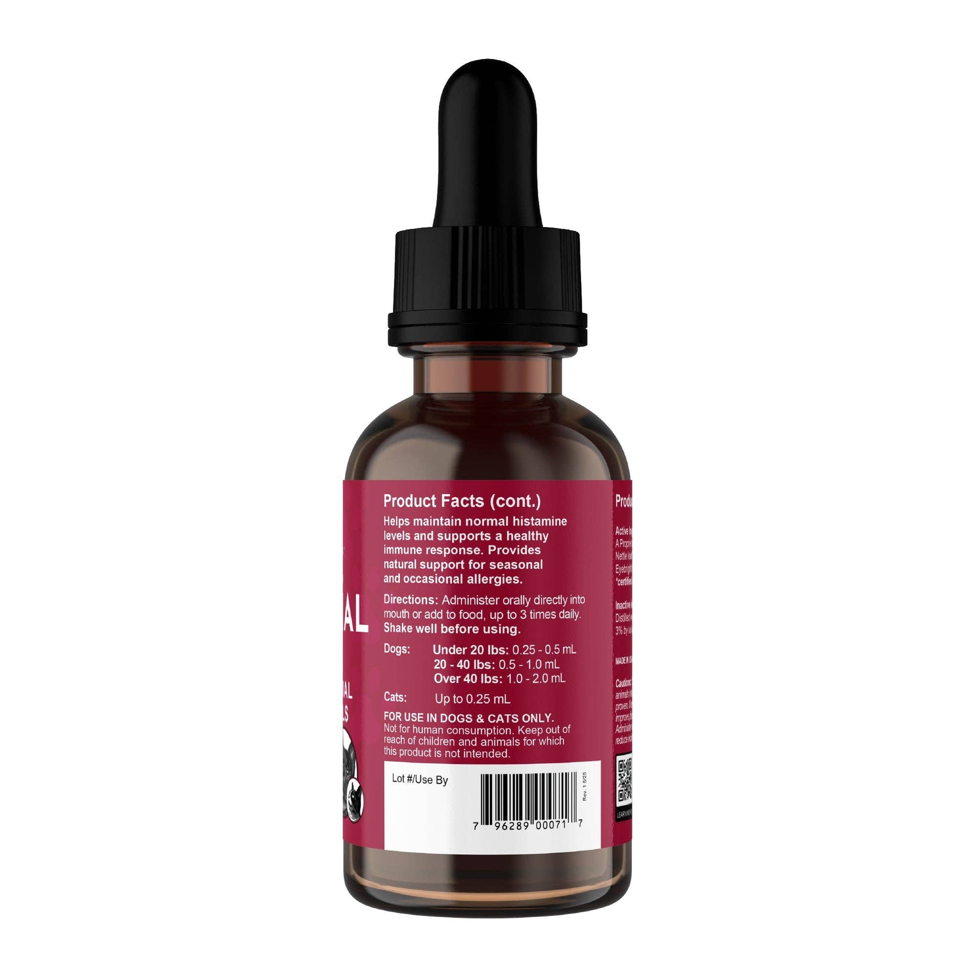 Animal Essentials | Seasonal Allergy Herbal Tonic | Maintains Normal Histamine Levels: 1oz