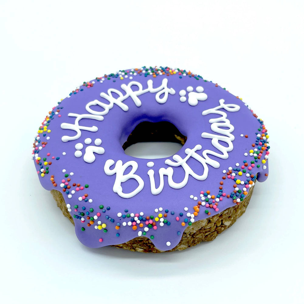 Furry Belly Bake Shop - Donut Birthday Chewy Oat Cake: Orange